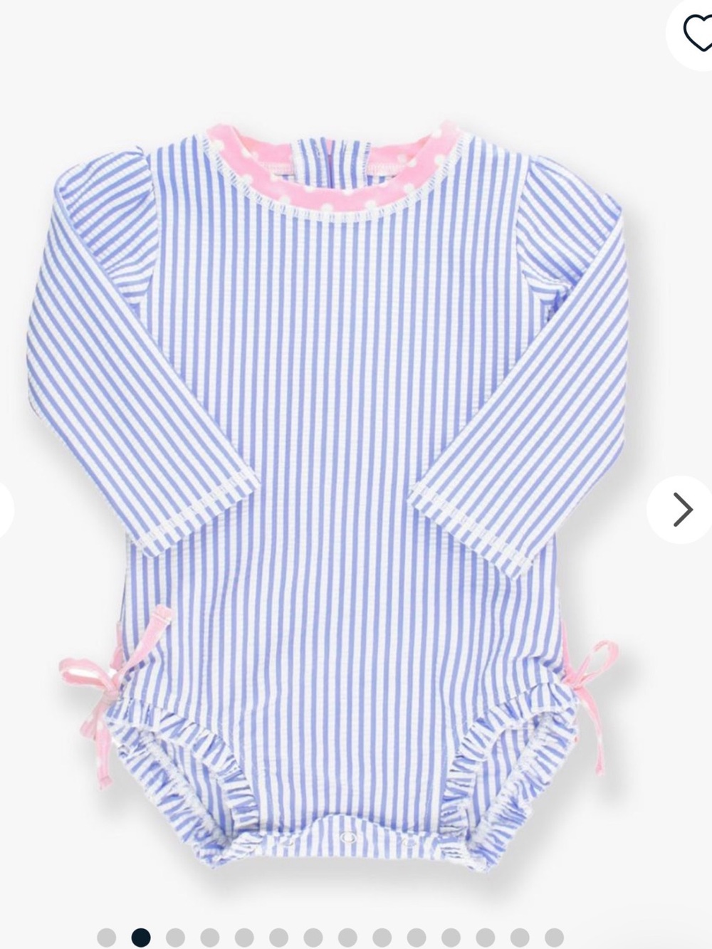 NWT Ruggedbutts Rufflebutt 0-3m Girl’s Bathing Suit - Picture 8 of 9
